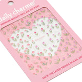 Nail Art Sticker / Tulip Love Spring Easter Decal Daily Charme Quality Gold Chrome Iridescent Pink Coral
