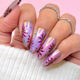 Daily Charme Chrome Effect No-Wipe Gel / Black Art Isolated Chrome Design HEMA + TPO Free Formula