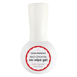 Daily Charme Chrome Effect No-Wipe Gel / Red Isolated Chrome Nail Art HEMA + TPO Free New Formula