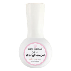 Daily Charme 5-in-1 Strengthening Gel HEMA + TPO Free Clear Multi-Purpose Builder Chrome Foil Sealer