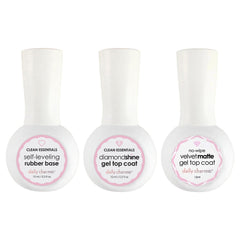 Daily Charme Base & Top Gel Kit | Gel Nail Art Essential Bundle Deal