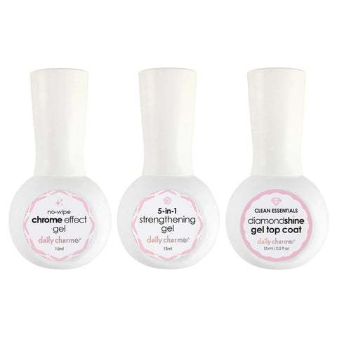 Daily Charme Chrome Nail Gel Kit | Gel Nail Art Bundle Deal