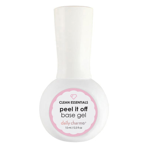 Daily Charme No-Heat Peel It Off Base Gel Polish DIY Nail Artist Polish Clean Essential HEMA TPO Free