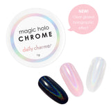 Magic Holo Chrome Powder Clear Glazed Holographic Nail Art New Hot Trend 2023