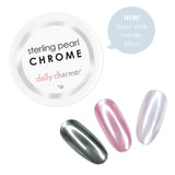 Sterling Pearl Chrome Powder Nail Art Best Quality White Pigment Supplies