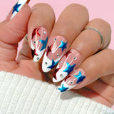 4th of July Star Chrome Nail Inspo Aqua Blue Chrome Powder for Nail Art Mirror Finish Smooth Quality Nail Supplies Summer Spring Musthave