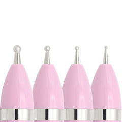 Daily Charme 4-in-1 Nail Art Multi Dotting Pen Pink Light Weight Mechanic 1MM 3MM