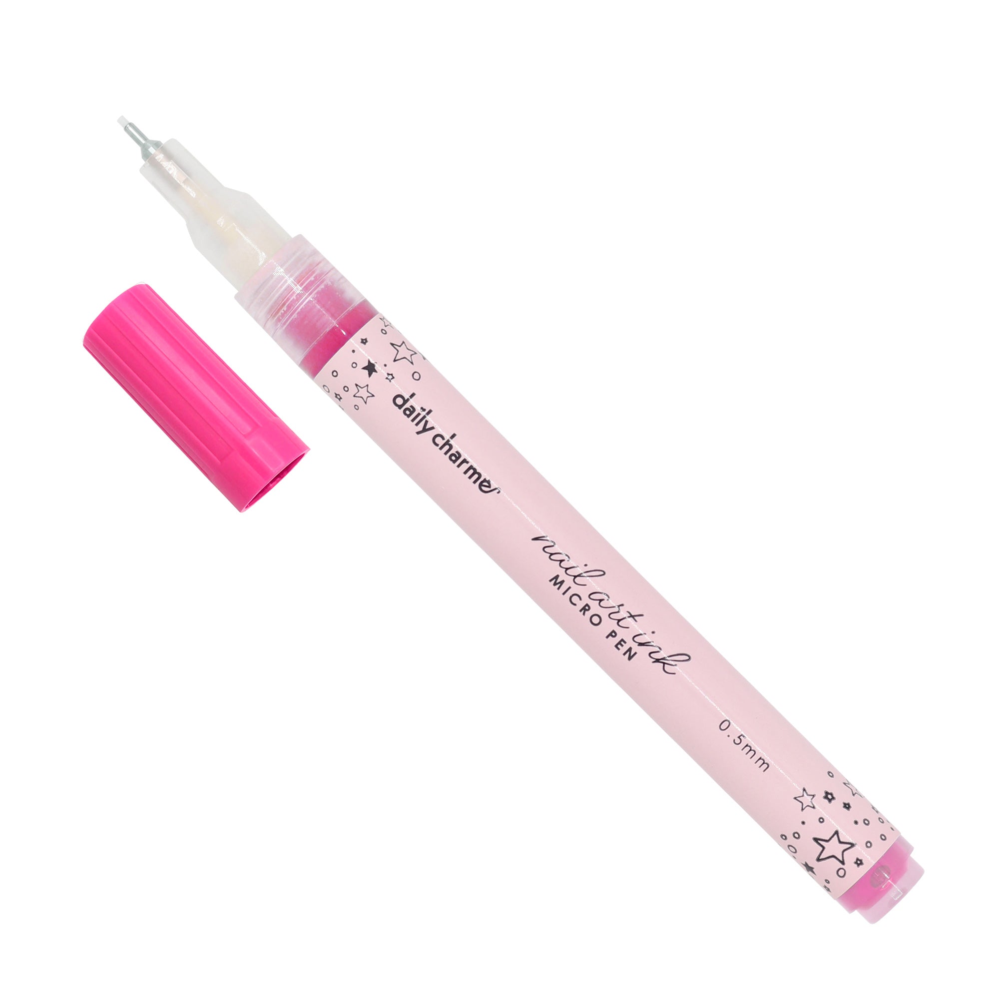 Nail Art Ink Micro Pen / Pink Freehand Drawing
