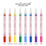 Nail Art Ink Micro Pen / Rainbow Collection / 8 Colors Quality