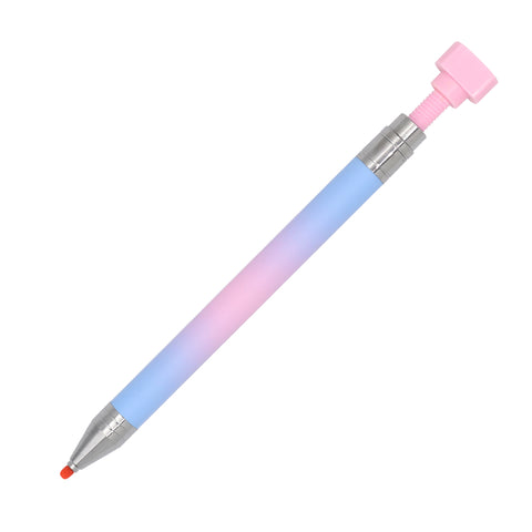 Daily Charme Rhinestone Crystal Charm Pick-Up Pen / Pink Blue Gradient