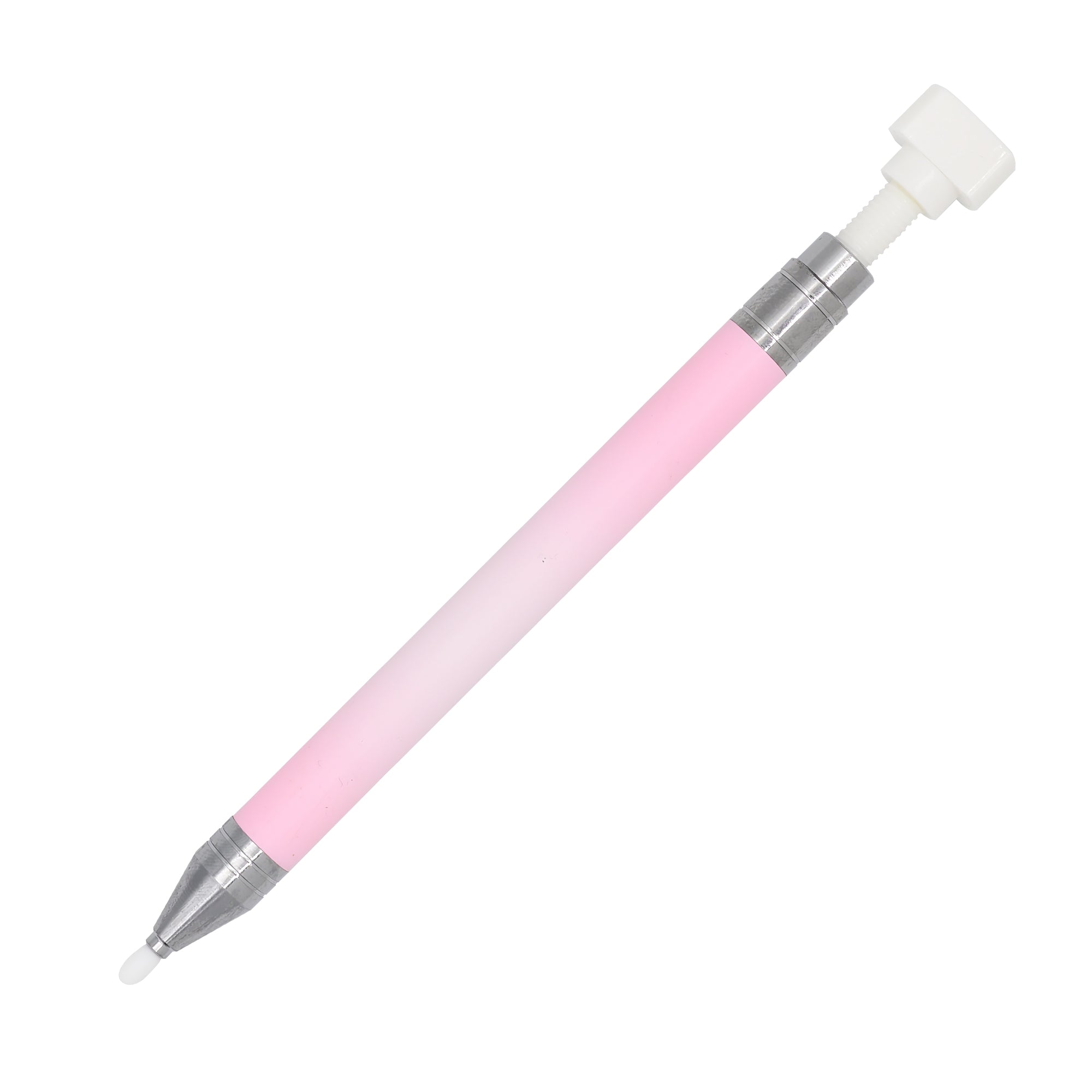 Daily Charme Rhinestone Crystal Nail Art Tool Pick-Up Pen / Pink White Gradient