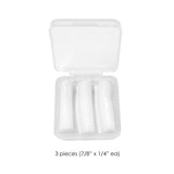 Silicone Twist Crystal Pick-Up Pen - Pink White Refill Putty