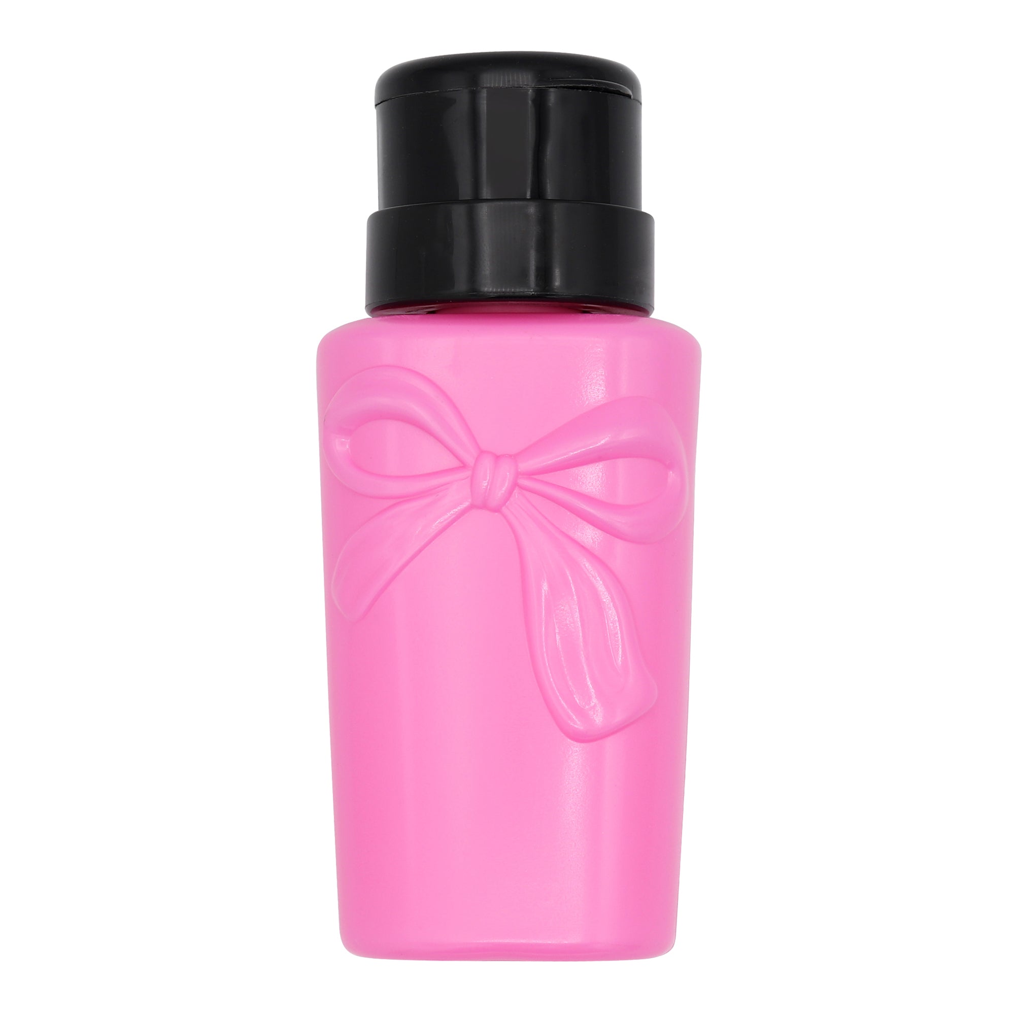 Coquette Bow Dispenser Bottle / Pink Easy Alcohol Acetone 