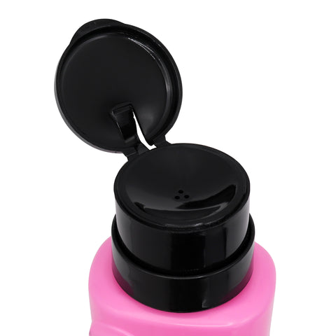 Coquette Bow Dispenser Bottle / Pink Easy Alcohol Acetone 