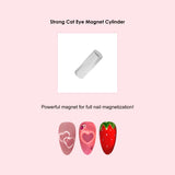 Strong Cat Eye Nail Magnetic Cylinder Heart Design