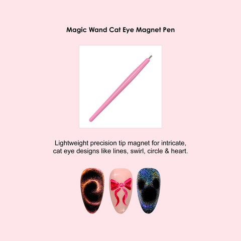 Fine Point Cat Eye Magnet Pen Nail Gel Polish Tool Essential