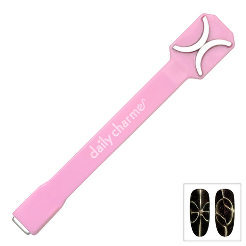 3-in-1 Cat Eye Bow Magnet Wand Cute Cat Eye Tool Pink Musthave Nail Trend