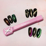 3-in-1 Cat Eye Bow Magnet Wand Cute Cat Eye Tool Pink Musthave Nail Trend
