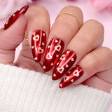 Wonderland Heart Glitter Mix Set / 12 Jars Valentine Day Nail Art Cute 