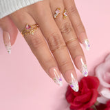 Daily Charme Spring Nail Art Decoration Pressed Dry Natural Flower Set / 12 Colors 