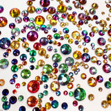 Twinkle Twinkle Round Nail Crystal 3D Halloween Chameleon Flatback Rhinestone Mix / Spellbound Sparkle