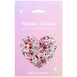 Heart Butterfly Flatback Starry Flutter Spring Pink Iridescent AB Nail Art Crystals Twinkle Twinkle 