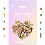 Twinkle Shaped Flatback Rhinestone Mix / Autumn Radiance Tiny Nail Crystal Decor Brown Beige Iridescent