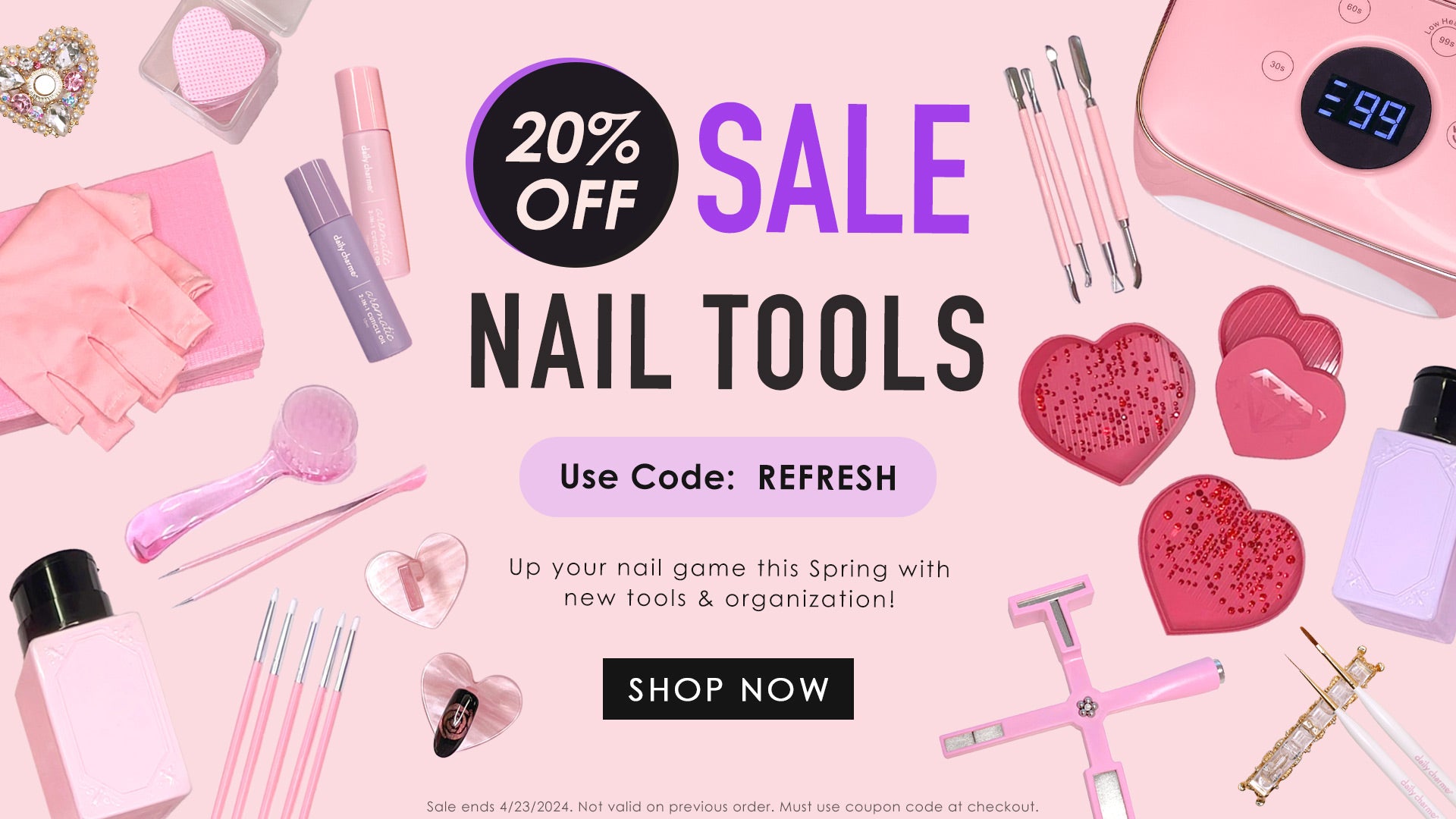 20% Off Nail Art Tools Sale