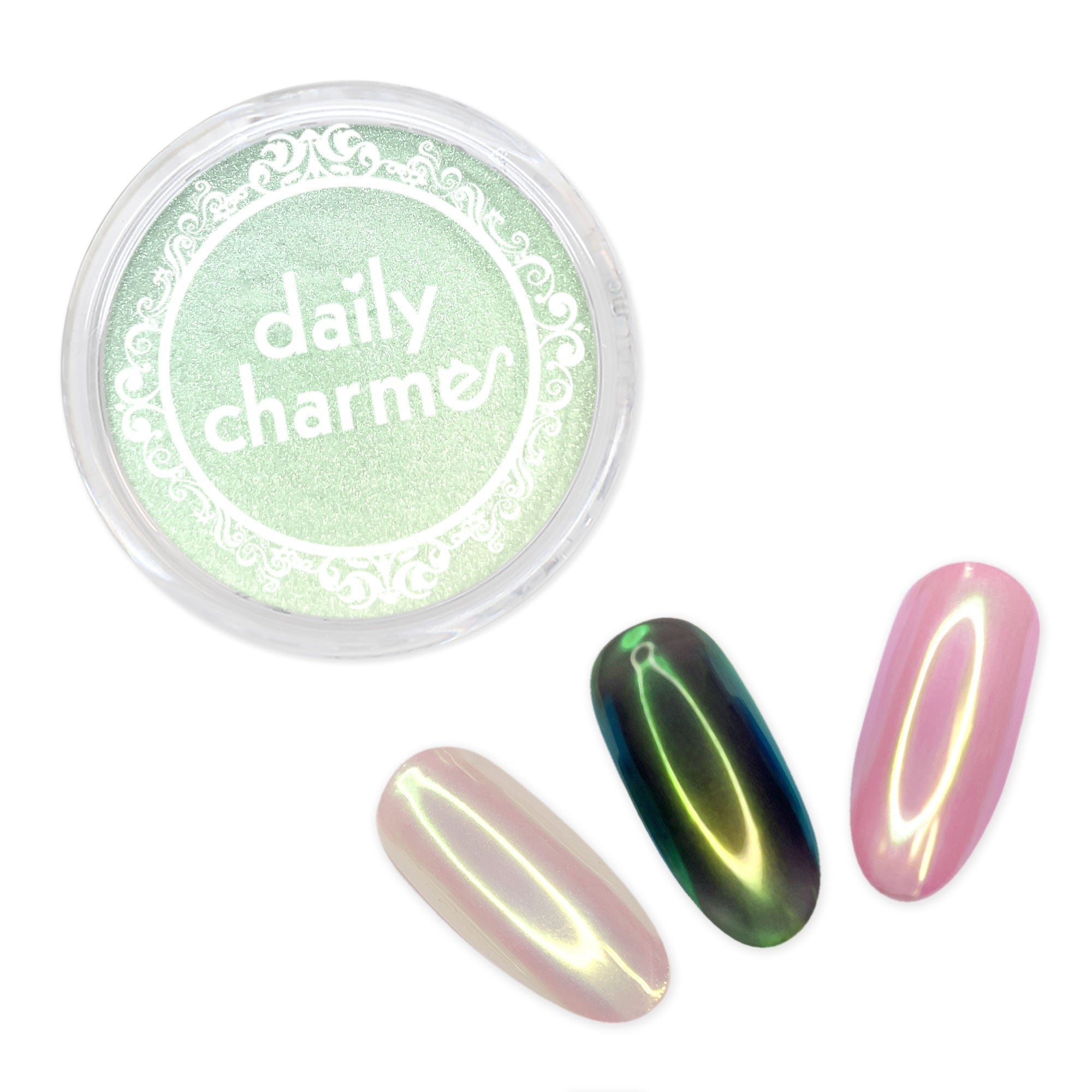 Daily Charme Stardust Chrome Powder / Emerald Green Iridescent Shifting
