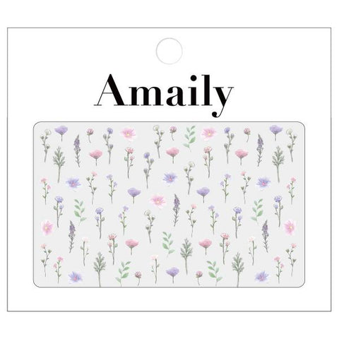Daily Charme Nail Art Supply Amaily Japanese Nail Art Sticker / Flower Garden / Pastel