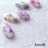 Daily Charme Amaily Japanese Nail Art Sticker / Sweet Bouquet