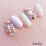 Amaily Japanese Nail Art Sticker / Sea Aurora Mermaid Nails