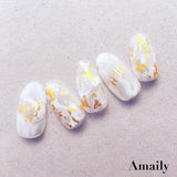 Daily Charme Nail Art Supply Amaily Japanese Nail Art Sticker / Greetings / Gold