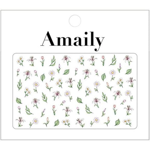 Daily Charme Nail Art Supply Amaily Japanese Nail Art Sticker / Botanicals