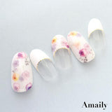 Daily Charme Nail Art Supply Amaily Japanese Nail Art Sticker / Pink Flowers
