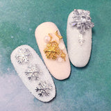 Tiny Sparkles 3MM Studs / Gold Holiday Nail Art Decor Embellishments
