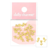 Daily Charme Nail Art | Blooming Roses Mix / Gold