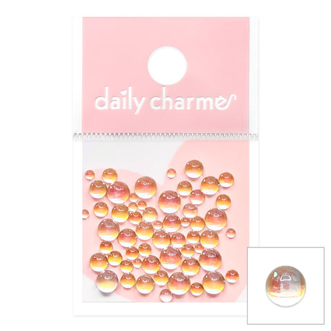 Nail Art Decor | Dreamy Bubbles Iridescent Flatback Beads / Clear