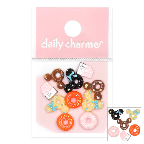 Daily Charme Nail Art | Kawaii Resin Cabochon Mix / Donut & Chocolate