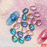 Ururu Nails Aurora Wave Glass Gem / Smokey Purple Mix