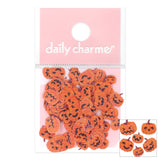Halloween Soft Paper Glitter / Jack O' Lanterns Nail Art Orange Pumpkin