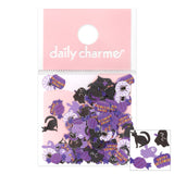 Halloween Soft Paper Glitter / Purple Treats Nail Art