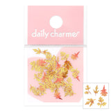 Fall Foliage Soft Paper Glitter / Golden Maple Nail Art Decor