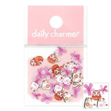 Lunar New Year Soft Paper Glitter Lucky Daruma Maneki Neko Sakura Nails