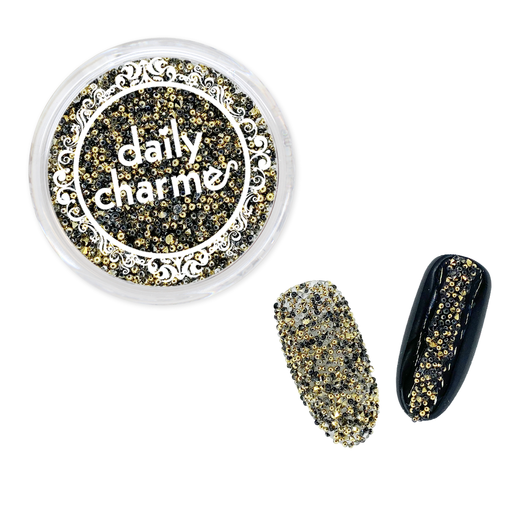 Charme Crystal Sparkle Pixie Metallic Golden Age Crystalpixie Nail Art