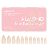 Charme Gel Extension Tips / Almond / Medium / Ivory Nail