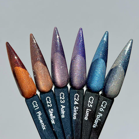 Charme Gel Iridescent Cat Eye Collection / 6 Colors