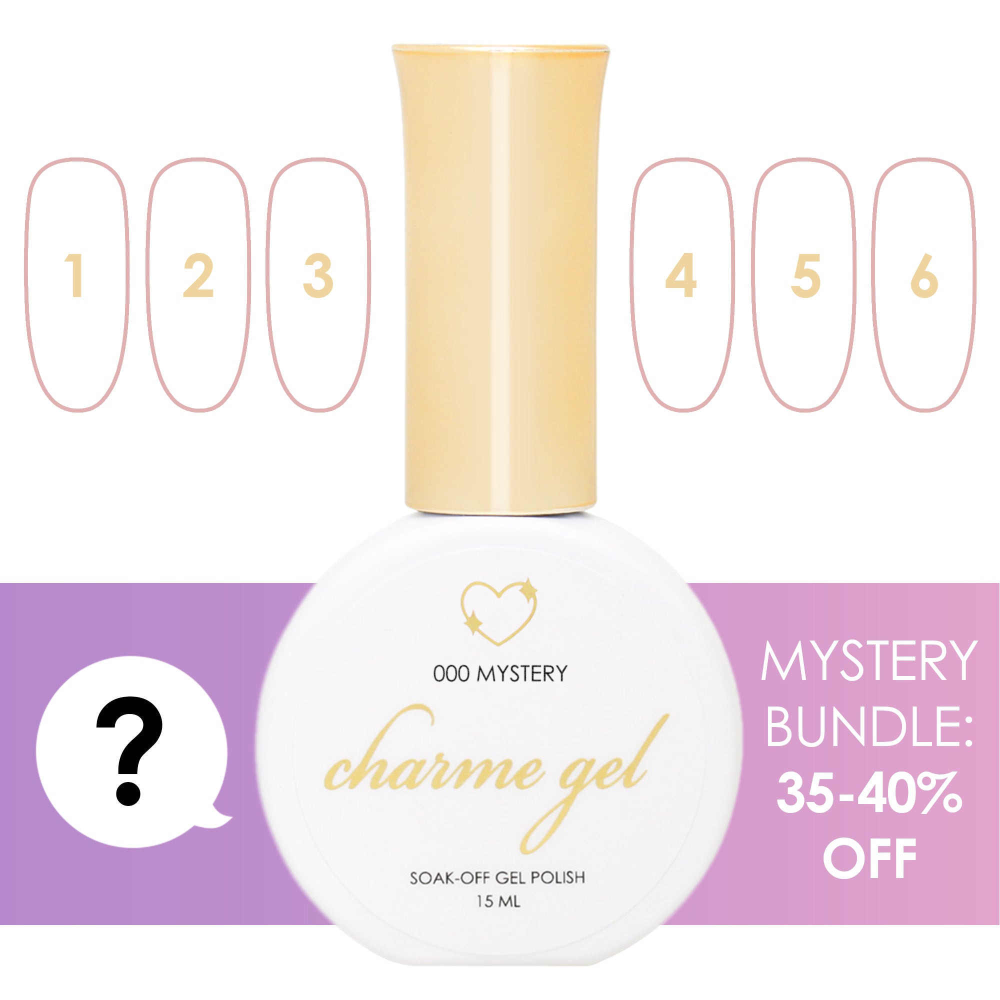 Mystery Charme Gel Collection / 6 Colors