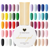 Charme Gel Polish First Collection / 48 Colors Basic Essential Gel Kit Bundle Rainbow