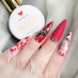Charme Gel Polish / 404 Cherry Lips Cool Red Nails
